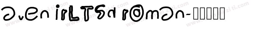 avenirLTsd roman字体转换